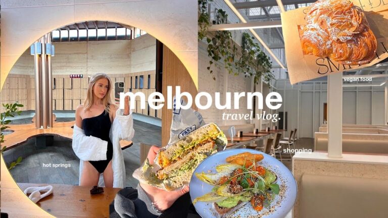 melbourne travel vlog: the australian diaries | where to eat & things to see