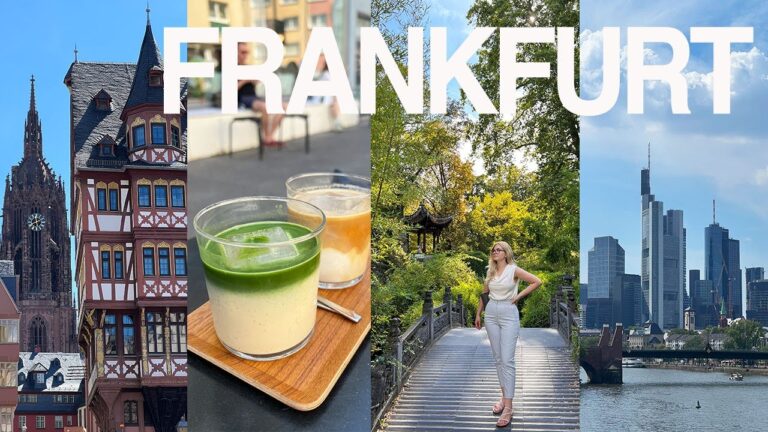 Exploring Frankfurt • moving to Germany, New Old Town, Chinese Garden, cafes ☕️ and food