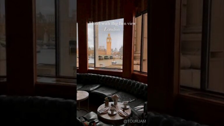 Hotel with Big Ben View #travel #tourjam #england #london #shorts