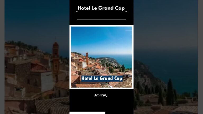 ✅ Hotel Le Grand Cap: Luxurious Retreat by the Coast