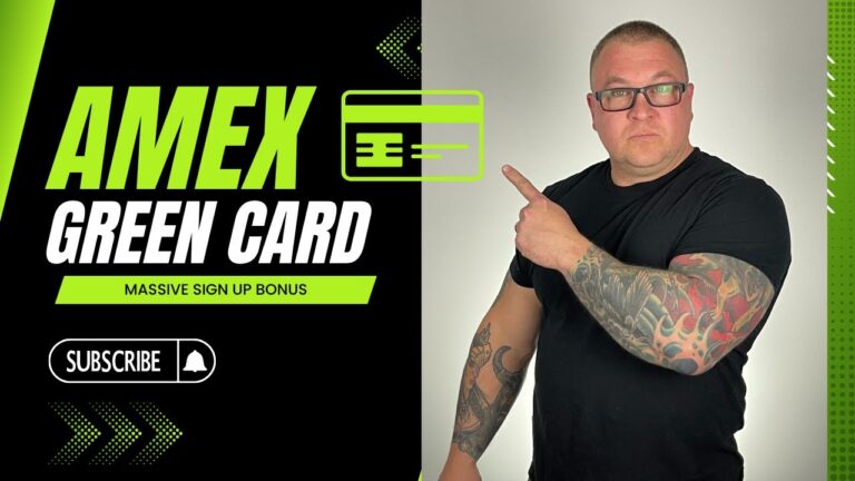 The American Express Green Card has a HUGE BONUS!!!