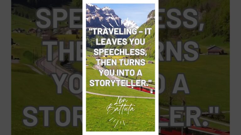 Journey of Inspiration Captivating Quotes for Travel Enthusiasts 004#shorts