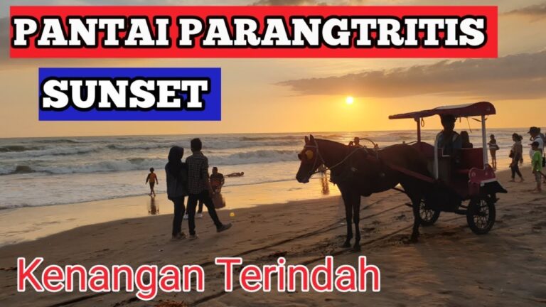 Liburan Bersama Keluarga  – SUNSET di Pantai Parangtritis Bantul Yogyakarta