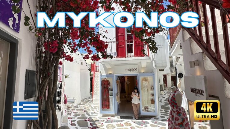 Mykonos, Greece 🇬🇷 Walking Tour – Summer 2023 – Most vibrant island? #mykonos #greece #walkthrough