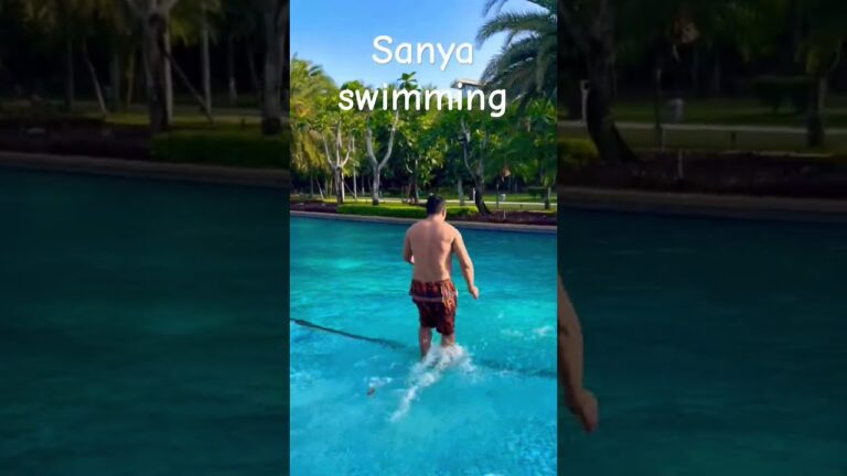 Swimming in Sanya Westin hotel.#travel #love #sorts #trending #youtubeshorts