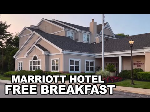 FREE BREAKFAST at the Marriott Hotel.