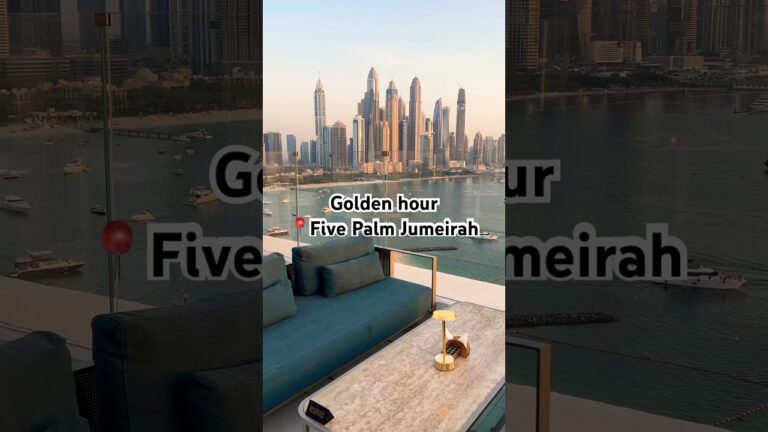 Epic views from Five Palm Jumeirah Hotel #travel #chasingsunsets #dubai #luxury #dubaihotels #hotel