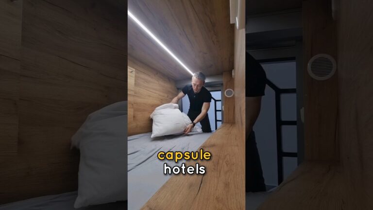 (part 2) What’s the WORST thing about Capsule Hotels? 🤔 #travel #hotel #travelcheap #traveltips