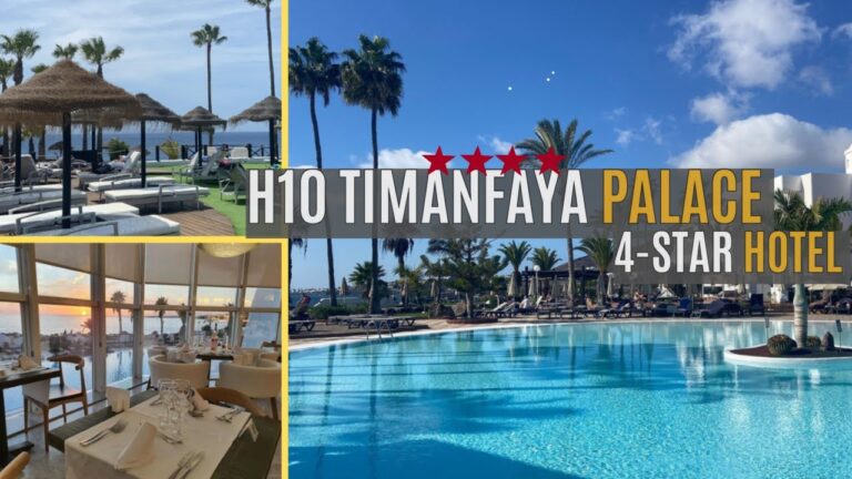 ⭐H10 Timanfaya Palace LANZAROTE – Inside Hotel Tour 2023 | SPAIN