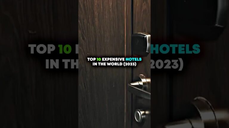Top 10 Expensive Hotels in The World 2023 #top10 #hotel #world #viral