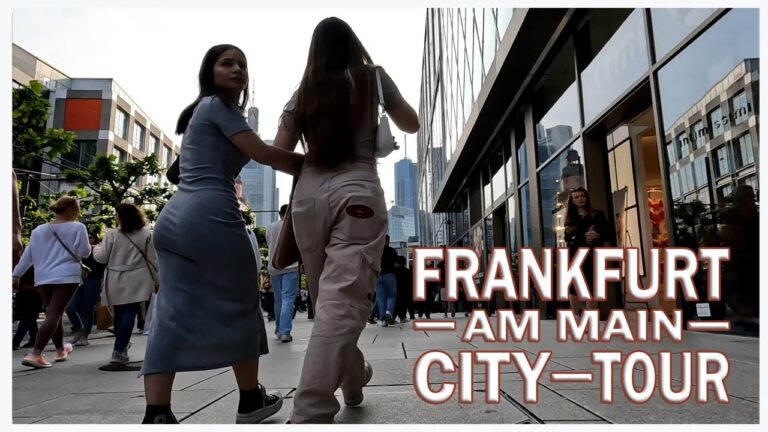 Frankfurt am Main, Germany, 4K, Skyline, Streets, People, Fashion, Travel Guide, City Tour, #12