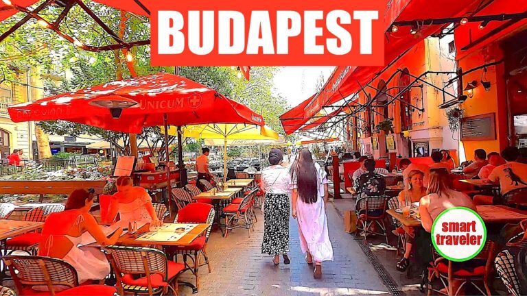 [4K] 🇭🇺 BUDAPEST Hungary Downtown ☀️ Sunday Afternoon Walk