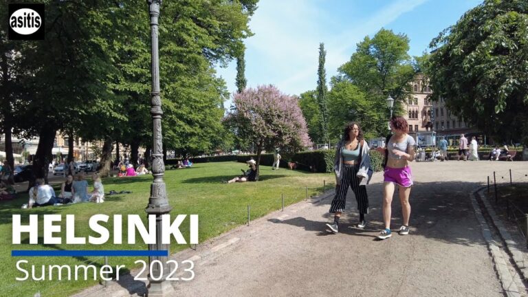 Helsinki City Center Summer Walk 2023