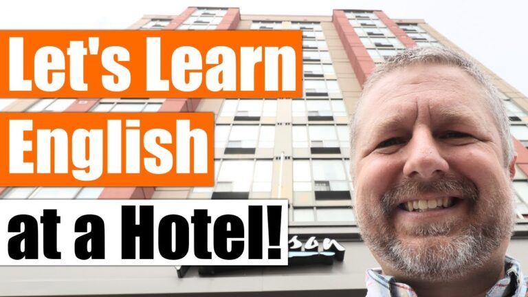 Let’s Learn English at a Hotel! | An English Travel Lesson with Subtitles