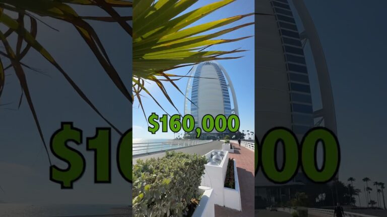 This Hotel Room is $160,000 Per Night! (Dubai)