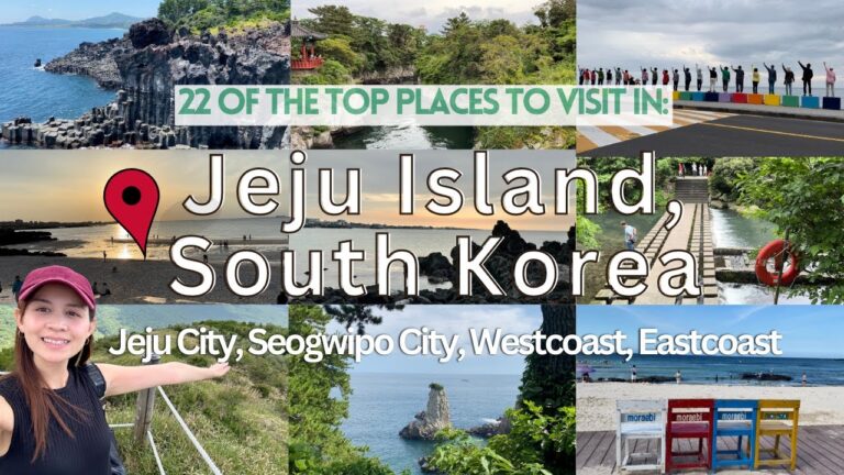 ✈️ Top 22 Places to Visit in Jeju Island Korea by Area 🇰🇷 Best Beaches, Nature, Waterfalls, Hallasan