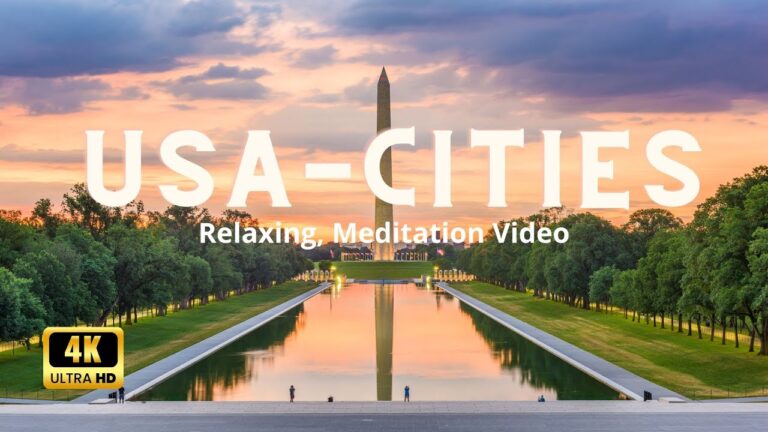 USA Cities Relaxation Expedition Relaxing, Meditation Music Video   #Music #Relaxing #meditation,4K