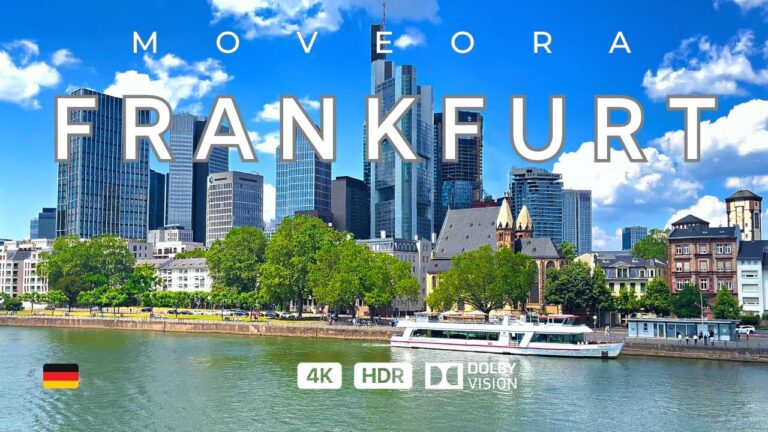 Frankfurt, Germany 🇩🇪 Financial District & Historical Town ☀️ 2023 4k HDR 60fps Walking Tour