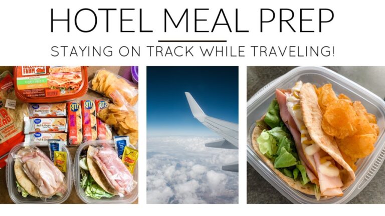 HOTEL MEAL PREP HOW I TRAVEL FOR WORK AND STAY ON TRACK!