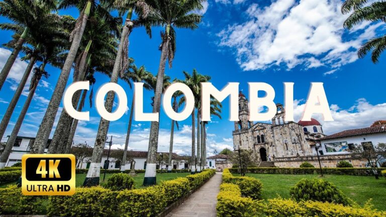 Colombia Relaxing, Travel, Meditation Music Video 4K UHD.