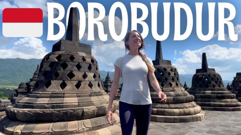 Borobudur Temple (on public transit from Yogyakarta) 🇮🇩 Indonesia Travel Vlog