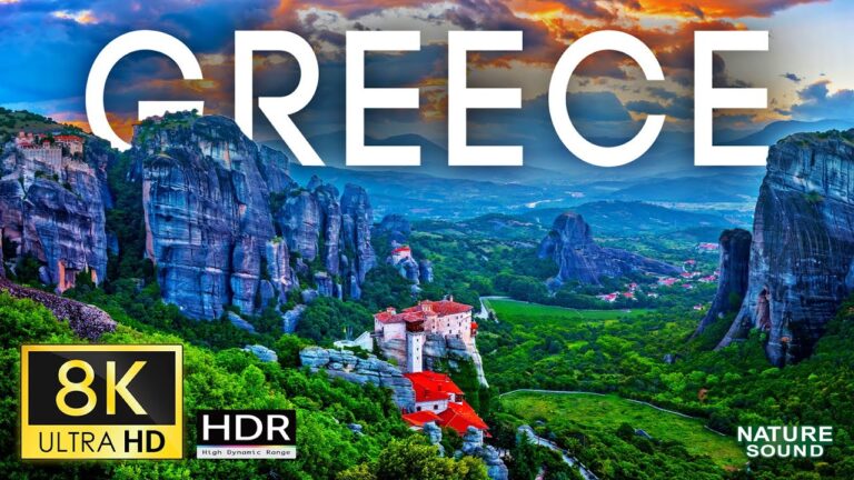 Exquisite Greece: Journey Through 8k Ultra HD HDR [60fps]