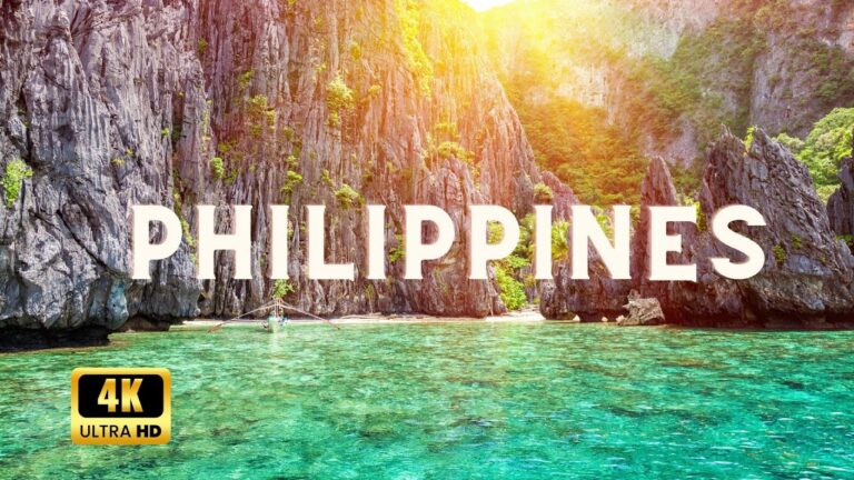 Philippines Relaxing, Travel Music Video 4K UHD