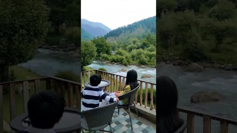 River side hotel in Pahalgam || Beautiful Kashmir || #shorts #youtube #travel