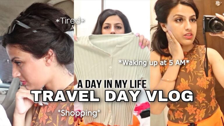 TRAVEL DAY VLOG🚆( 5AM reservation, Hotel room tour, shopping & many more..)