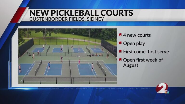 Pickleball courts coming to Sidney