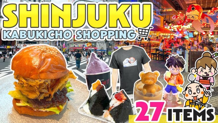 Shinjuku Tokyo Food & Shopping Guide / Kabukicho Tower / Japan Travel Vlog