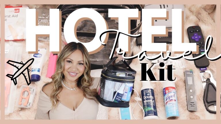 KIT EVERYONE NEEDS | WHATS IN MY HOTEL TRAVEL BAG & ORGANIZATION | ALL AMAZON PRODUCTS WITH LINKS