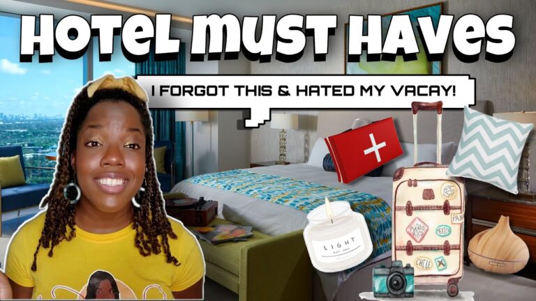 HOTEL MUST HAVES + TRAVEL ESSENTIALS 2022 | TRAVELING TO JAMAICA