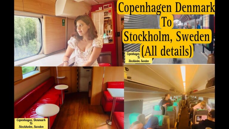 Stockholm Vlog 1: Copenhagen Denmark To Stockholm Sweden Train journey @JigyasaRishi vlogs