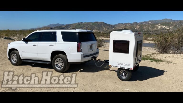 only 39 inches – the tiniest travel trailer on Earth!!! Hitch Hotel