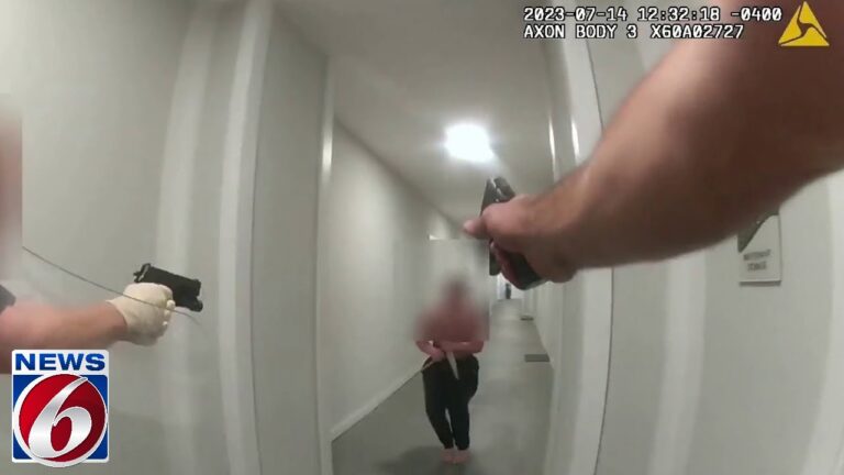 Bodycam footage shows woman with knives shot, killed after charging at Orlando officers