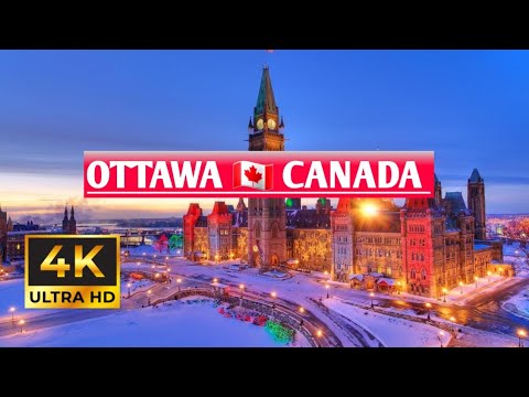Ottawa, Canada 🇨🇦 in 4K ULTRA HD |  Drone Video