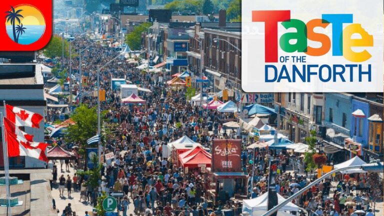 Taste Of Danforth Toronto Street Festival Saturday August 12, 2023