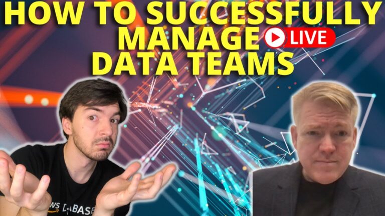 How To Manage Data Teams Successfully – Asking A Director Of Data Architecture And Governance