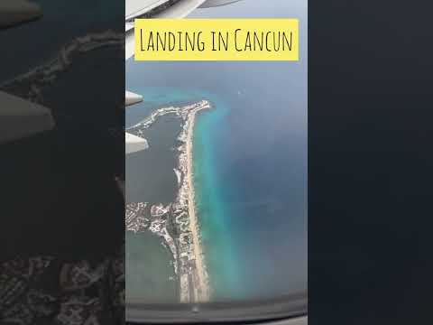 The best feeling! Landing in Cancun. So excited! #cancun #travel #hotel