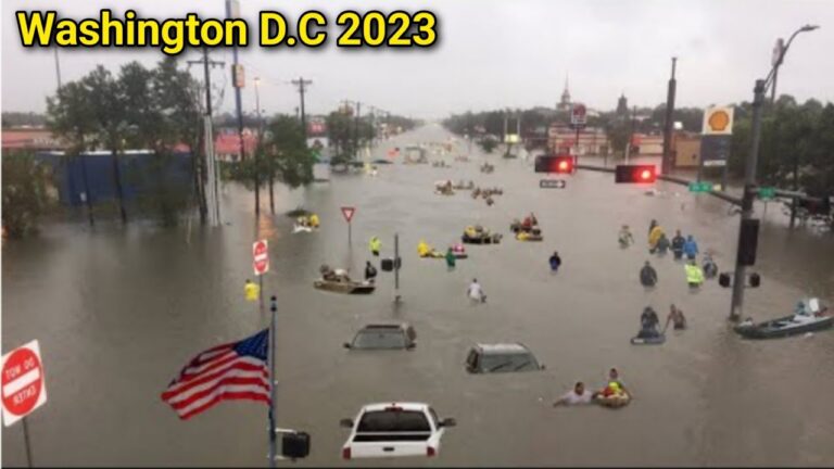 U.S Capital Underwater || Flash Floods & Storms In Washington D.C