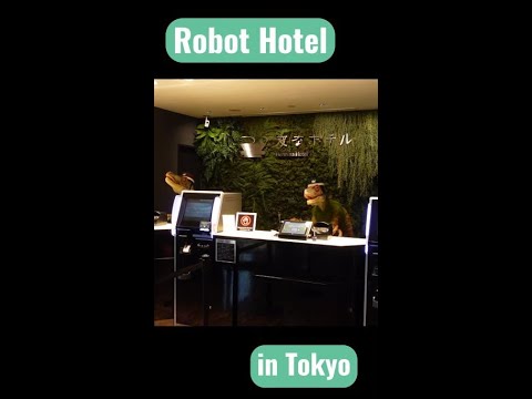 Robot Hotel in Tokyo, Japan😲 #travel #technology #japan