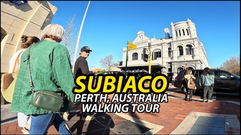 Walking Tour: SUBIACO – Nice Suburb 4 KM West of Perth City Centre (Australia)