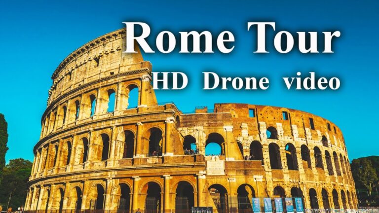 Rome tour HD drone footage, time lapse travel video. music Tourist attractions #Vatican #rome #roma