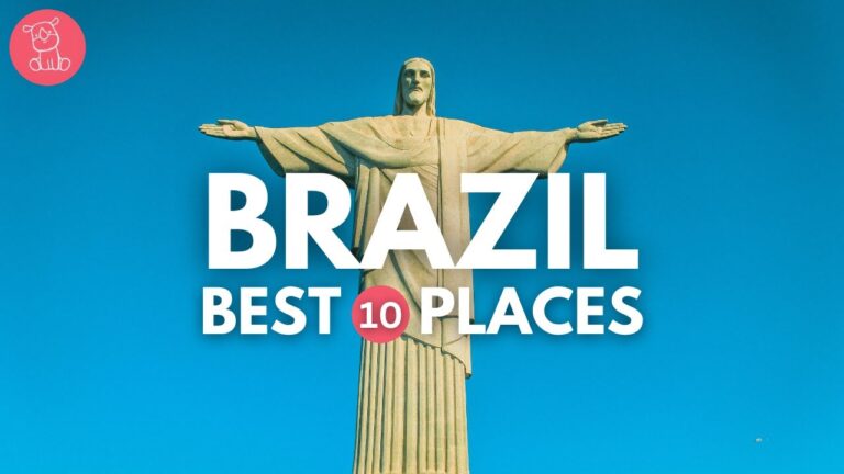 Top 10 Best Places to Visit in Brazil 🇧🇷 Travel Video (Free Map Download 🗺️📍)