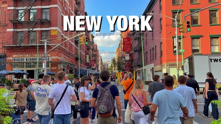 New York City LIVE Manhattan Little Italy, Chinatown, Soho, West Village (September 1, 2023)