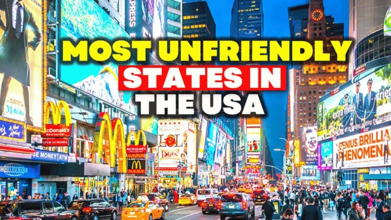 Top 10 Most Unfriendly States in the US