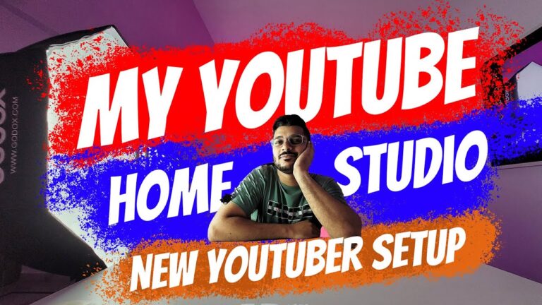 YouTube Studio Setup at Home India 2023 | Ghar me studio kaise banaye For Beginners  #youtubestudio