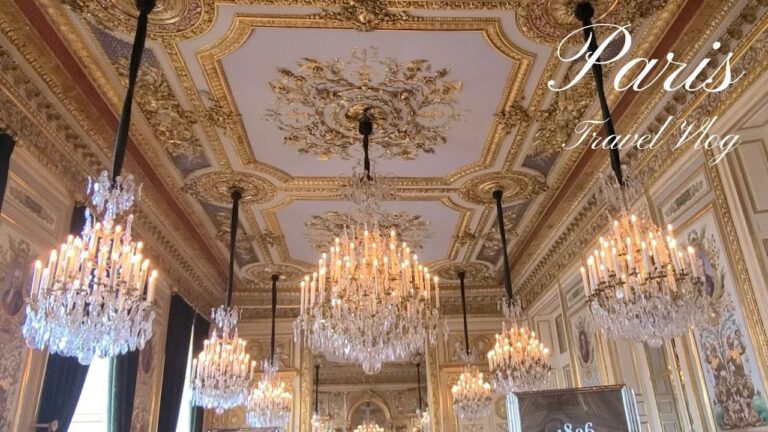 Paris Travel Vlog | Hotel de la Marine, small Palace of Versailles |Shopping at Galerie Lafayette |