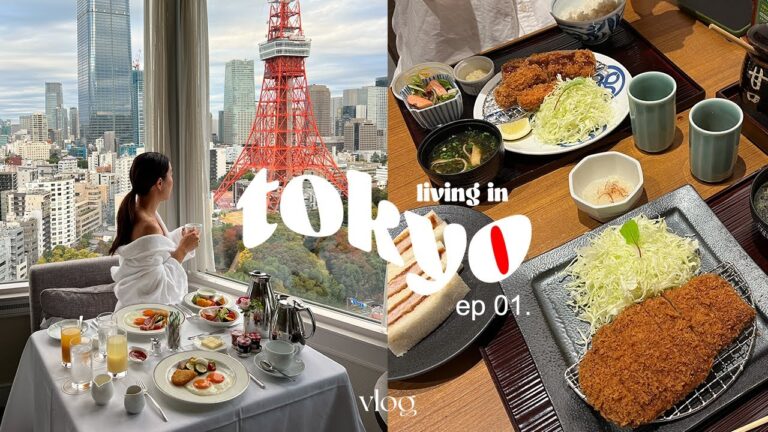 tokyo vlog | going to japan as a tourist, tokyo tower hotel, new haircut, revisiting our fav spots